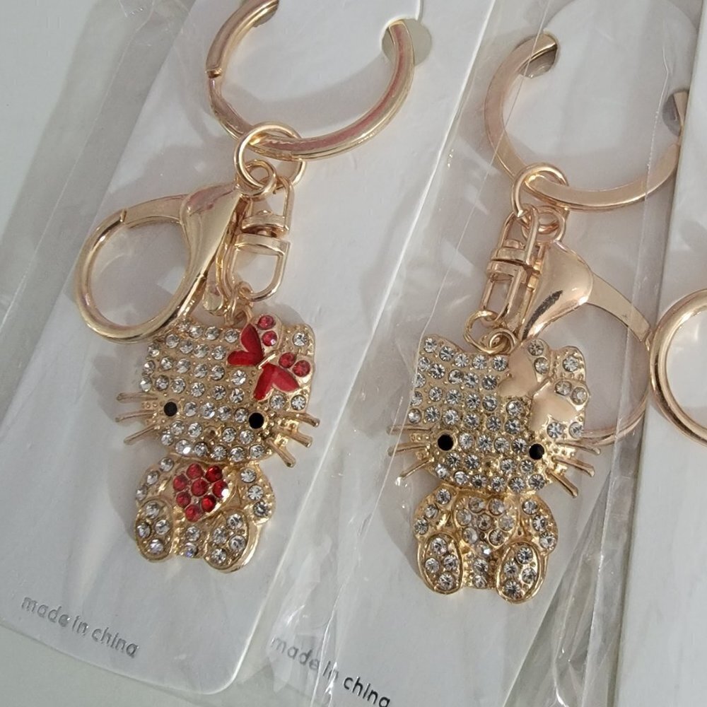 Hello Kitty Assorted Charm Key Rings Bag Candy Jewelry Keychain NWT - Picture 9 of 13